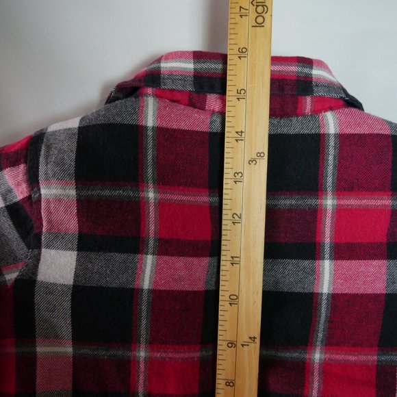 HealthTex Toddler Size 4T Red Plaid Shirt Jacket Snap Button - Picture 11 of 13